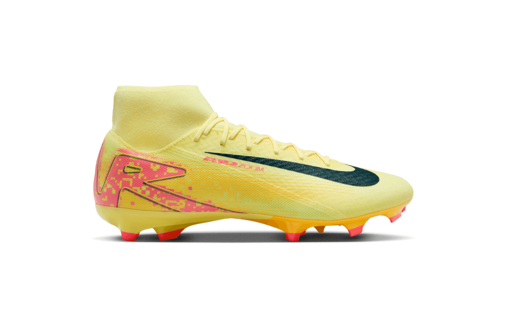 Nike Zoom Mercurial Supefly 10 KM Mbappe Academy FG / MG Soccer Shoes - Laser Orange/Armory Navy