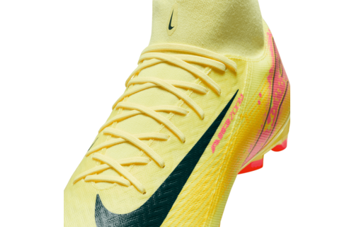 Nike Zoom Mercurial Supefly 10 KM Mbappe Academy FG / MG Soccer Shoes - Laser Orange/Armory Navy