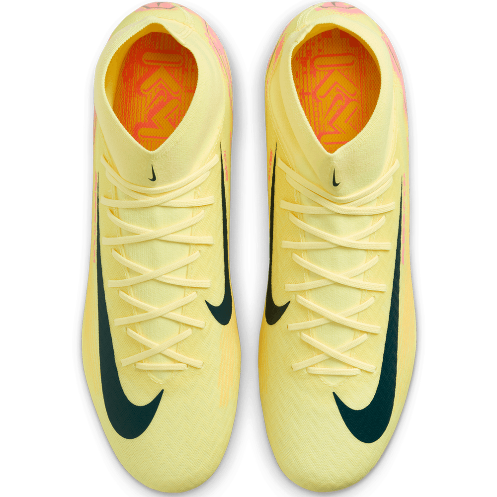 Nike Zoom Mercurial Supefly 10 KM Mbappe Academy FG / MG Soccer Shoes - Laser Orange/Armory Navy