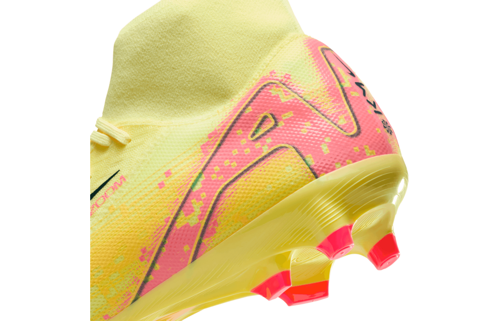 Nike Zoom Mercurial Supefly 10 KM Mbappe Academy FG / MG Soccer Shoes - Laser Orange/Armory Navy