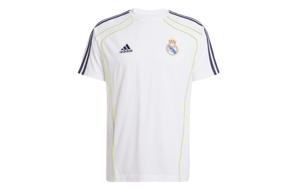 adidas Real Madrid 2025 Urban Purist UBP Tee Shirt- White/Yellow