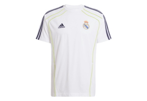 adidas Real Madrid 2025 Urban Purist UBP Tee Shirt- White/Yellow
