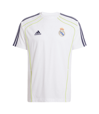adidas adidas Real Madrid 2025 Urban Purist UBP Tee Shirt- White/Yellow