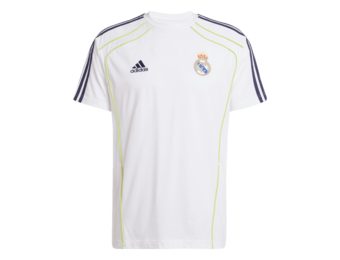 adidas Real Madrid 2025 Urban Purist UBP Tee Shirt- White/Yellow