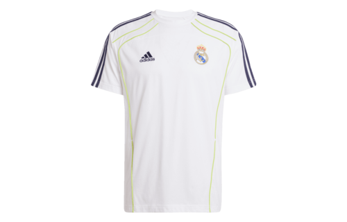 adidas Real Madrid 2025 Urban Purist UBP Tee Shirt- White/Yellow