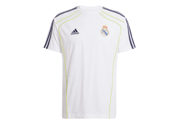 adidas Real Madrid 2025 Urban Purist UBP Tee Shirt- White/Yellow