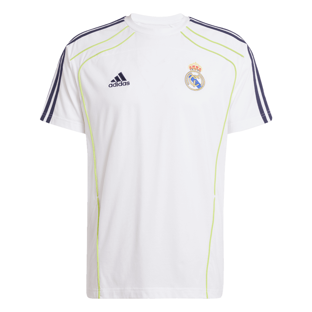 adidas Real Madrid 2025 Urban Purist UBP Tee Shirt- White/Yellow