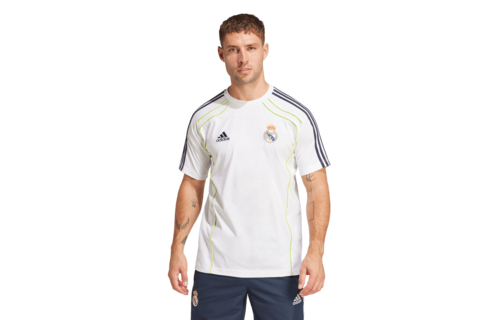adidas Real Madrid 2025 Urban Purist UBP Tee Shirt- White/Yellow
