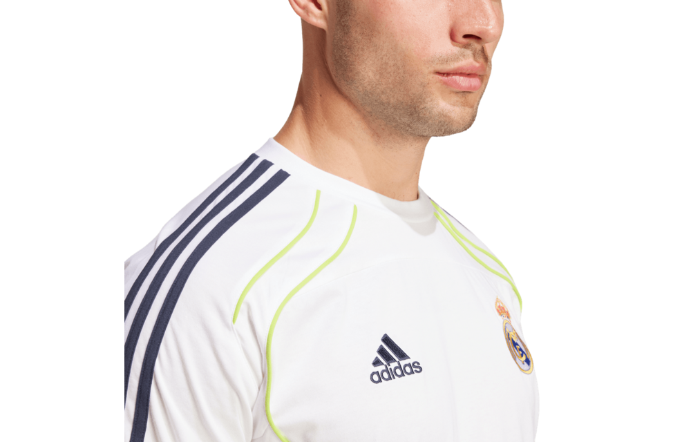 adidas Real Madrid 2025 Urban Purist UBP Tee Shirt- White/Yellow