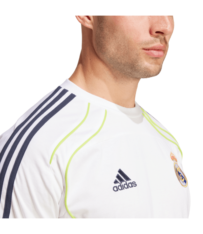 adidas adidas Real Madrid 2025 Urban Purist UBP Tee Shirt- White/Yellow