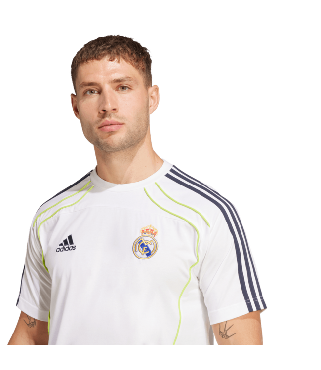adidas adidas Real Madrid 2025 Urban Purist UBP Tee Shirt- White/Yellow