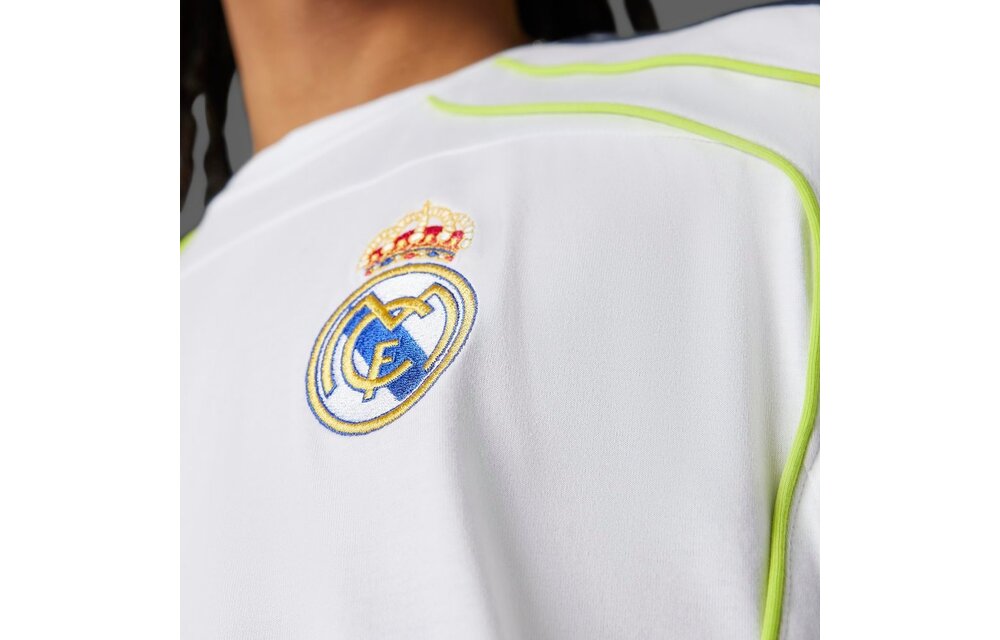 adidas Real Madrid 2025 Urban Purist UBP Tee Shirt- White/Yellow