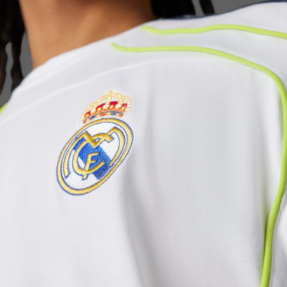 adidas Real Madrid 2025 Urban Purist UBP Tee Shirt- White/Yellow