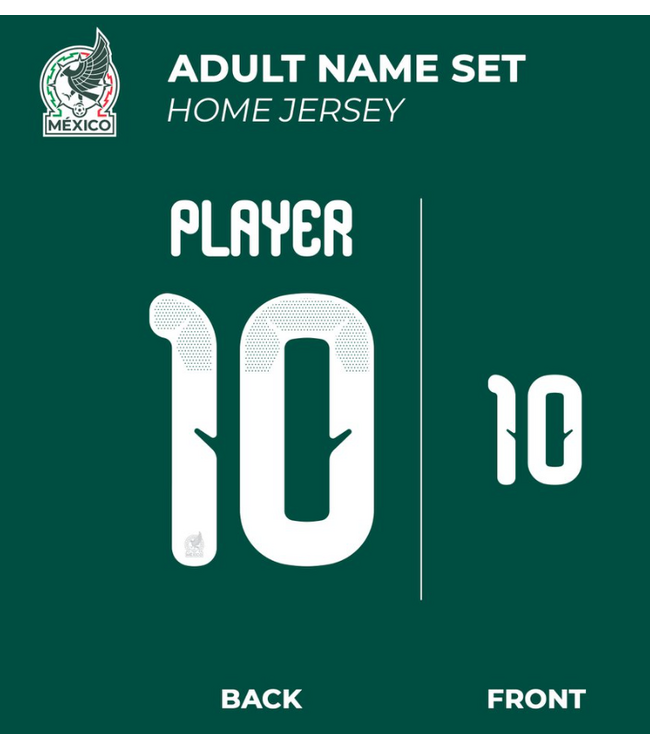 Uni-Sport FIFA World Cup 2026 Official Nameset ( Name and Number Set)