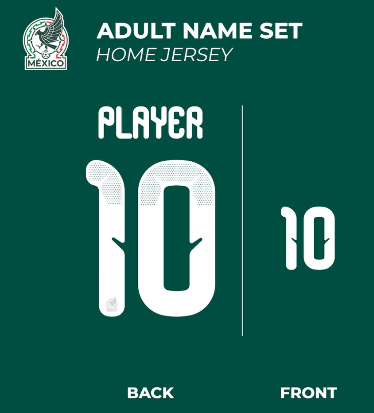 FIFA World Cup 2026 Official Nameset ( Name and Number Set)