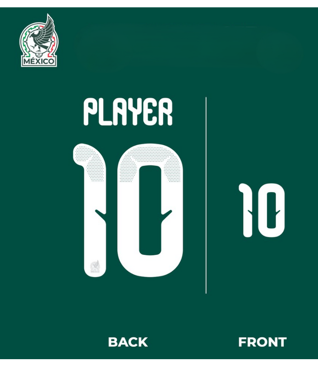 Uni-Sport FIFA World Cup 2026 Official Nameset ( Name and Number Set)