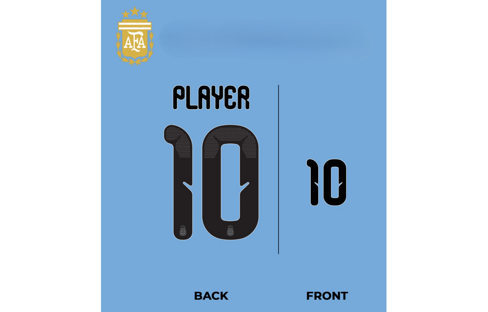 FIFA World Cup 2026 Official Nameset ( Name and Number Set)