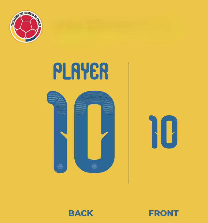 FIFA World Cup 2026 Official Nameset ( Name and Number Set)