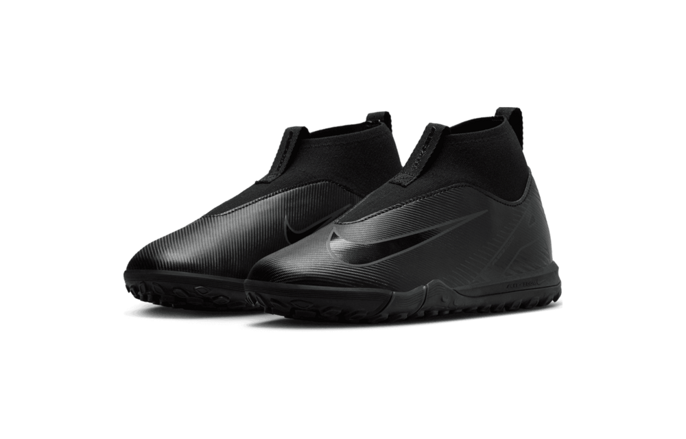 Nike Jr Zoom Mercurial Superfly 10 Academy TF Turf Shoes - Black/Deep Jungle