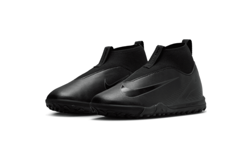 Nike Jr Zoom Mercurial Superfly 10 Academy TF Turf Shoes - Black/Deep Jungle