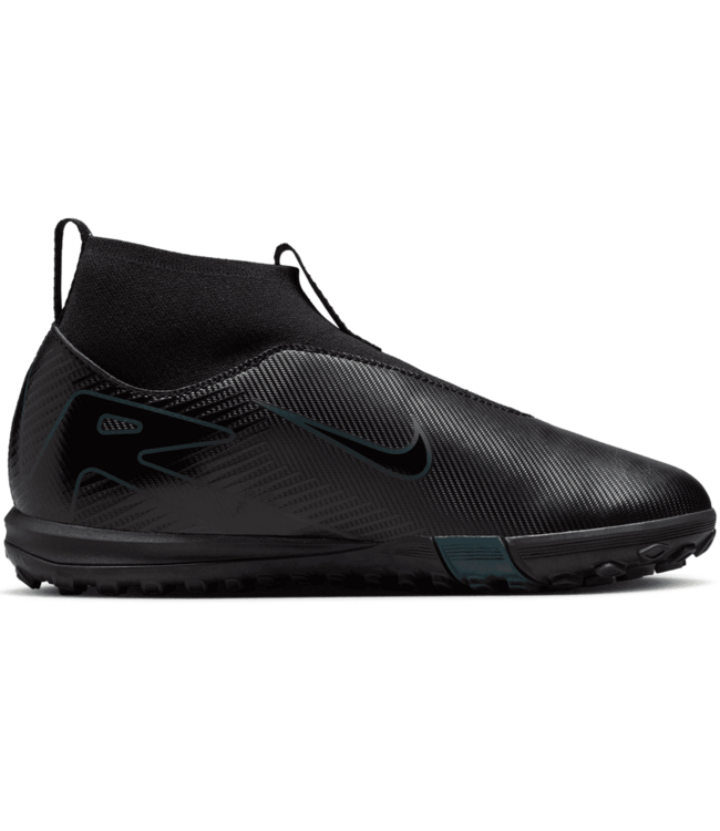 Nike Nike Jr Zoom Mercurial Superfly 10 Academy TF Turf Shoes - Black/Deep Jungle