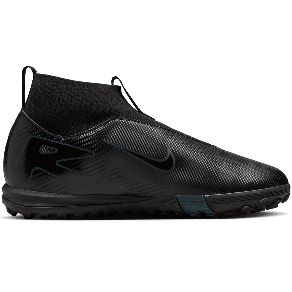 Nike Jr Zoom Mercurial Superfly 10 Academy TF Turf Shoes - Black/Deep Jungle