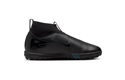 Nike Jr Zoom Mercurial Superfly 10 Academy TF Turf Shoes - Black/Deep Jungle