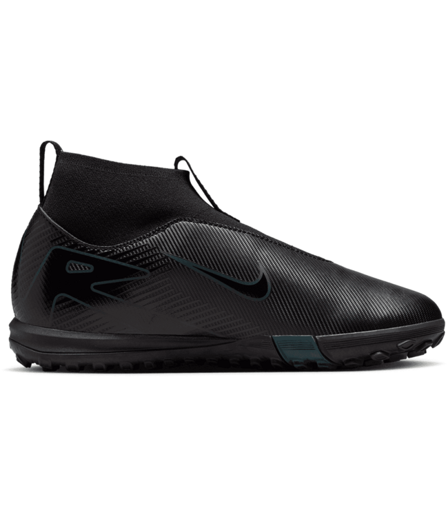Nike Nike Jr Zoom Mercurial Superfly 10 Academy TF Turf Shoes - Black/Deep Jungle