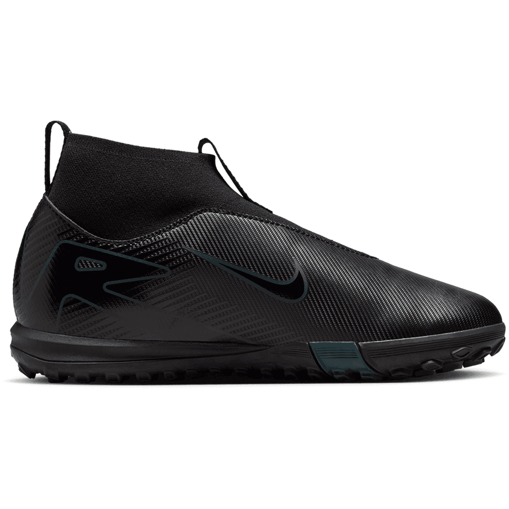 Nike Jr Zoom Mercurial Superfly 10 Academy TF Turf Shoes - Black/Deep Jungle