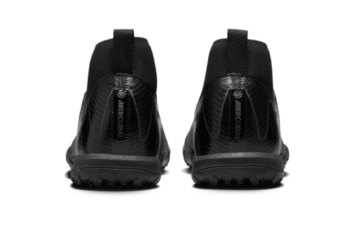Nike Jr Zoom Mercurial Superfly 10 Academy TF Turf Shoes - Black/Deep Jungle