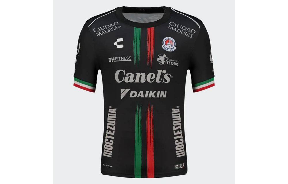 Charly Atletico San Luis  2025 - 26 Un Solo Latir Box Edition Third Jersey - Black/Red/Green