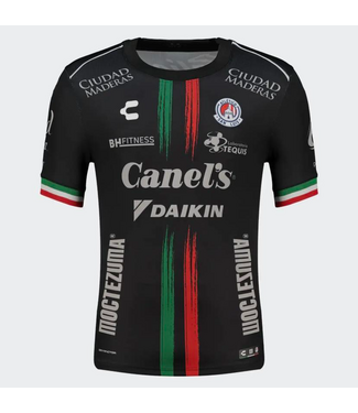 Charly Charly Atletico San Luis  2025 - 26 Un Solo Latir Box Edition Third Jersey - Black/Red/Green