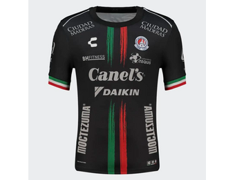 Charly Atletico San Luis  2025 - 26 Un Solo Latir Box Edition Third Jersey - Black/Red/Green