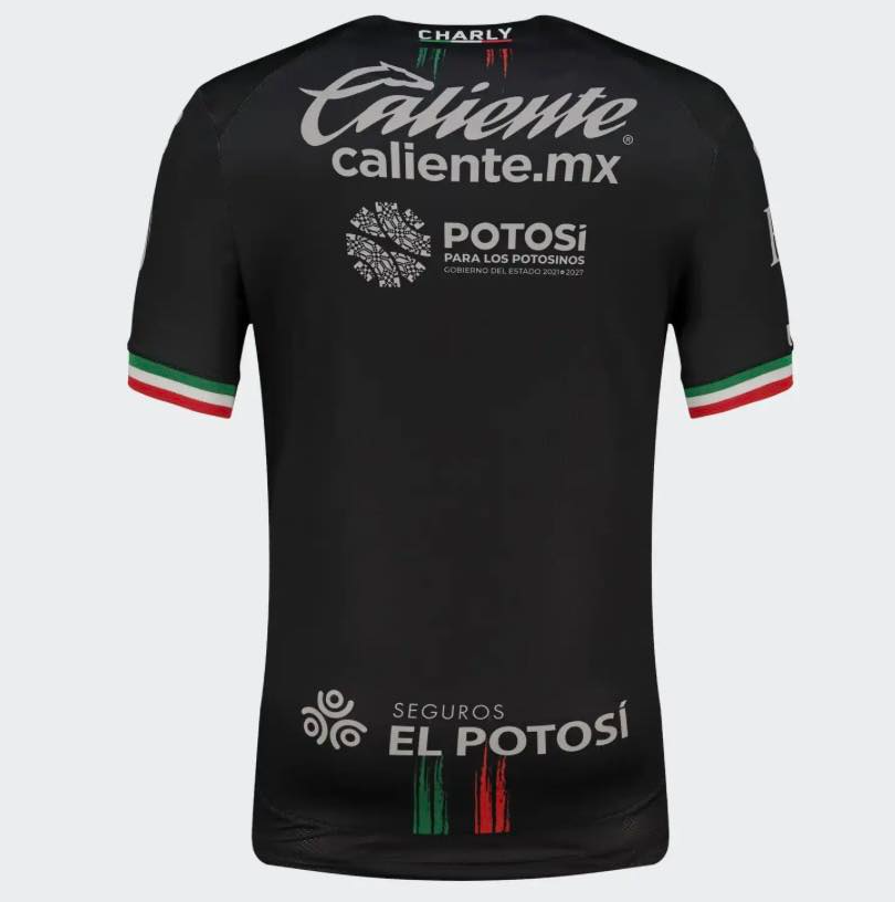 Charly Atletico San Luis  2025 - 26 Un Solo Latir Box Edition Third Jersey - Black/Red/Green