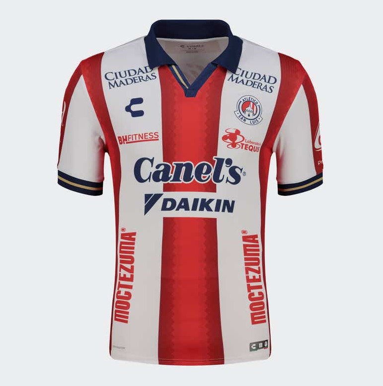 Charly Atletico San Luis  2025 - 26 Un Solo Latir Box Edition Third Jersey - Red/White