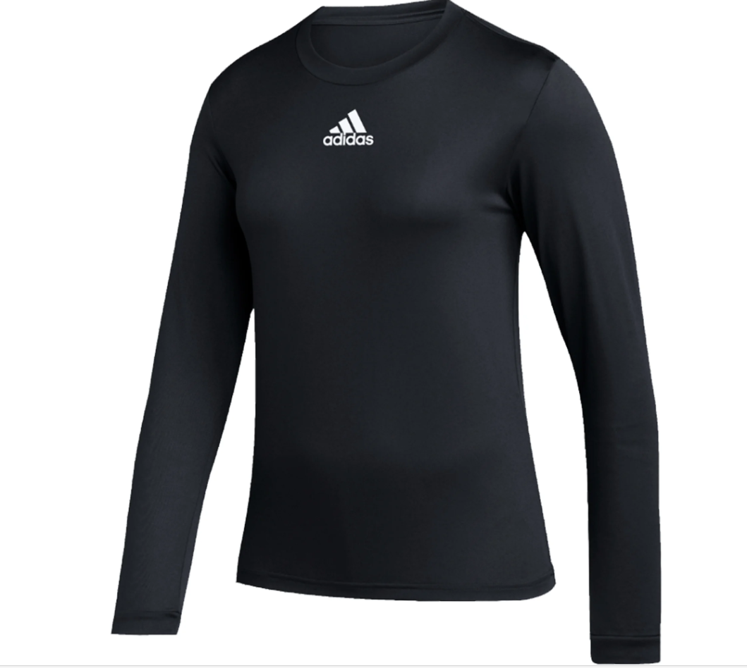 adidas Womens Team Base Compression Long Sleeve Training / Underlayer  Tee