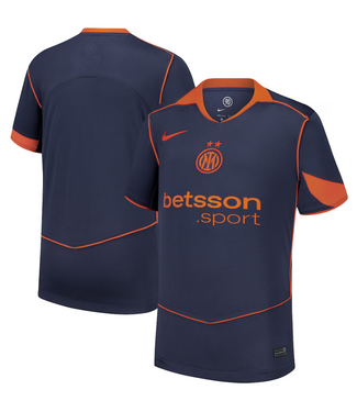 Nike Nike Inter Milan 2025 - 26 Third Jersey - Thunder Blue/Safety Orange