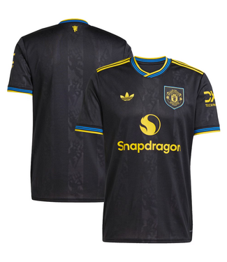 adidas adidas Manchester United 2025 - 26 Third Jersey - Black/Blue