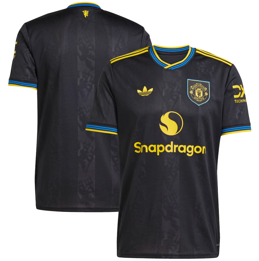 adidas Manchester United 2025 - 26 Third Jersey - Black/Blue