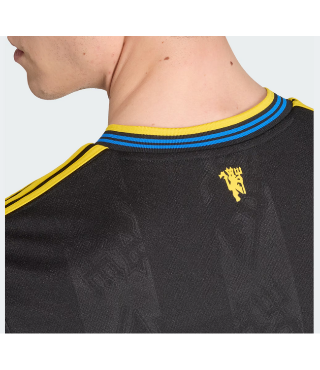 adidas adidas Manchester United 2025 - 26 Third Jersey - Black/Blue