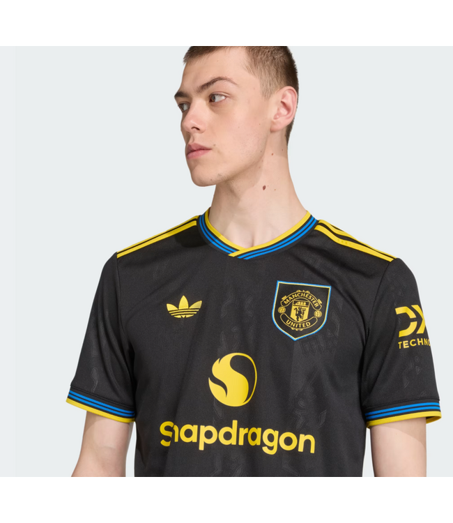 adidas adidas Manchester United 2025 - 26 Third Jersey - Black/Blue
