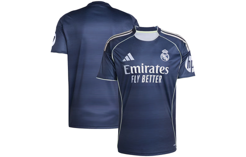 adidas Real Madrid 2025 - 26 Away Jersey - Legend Ink