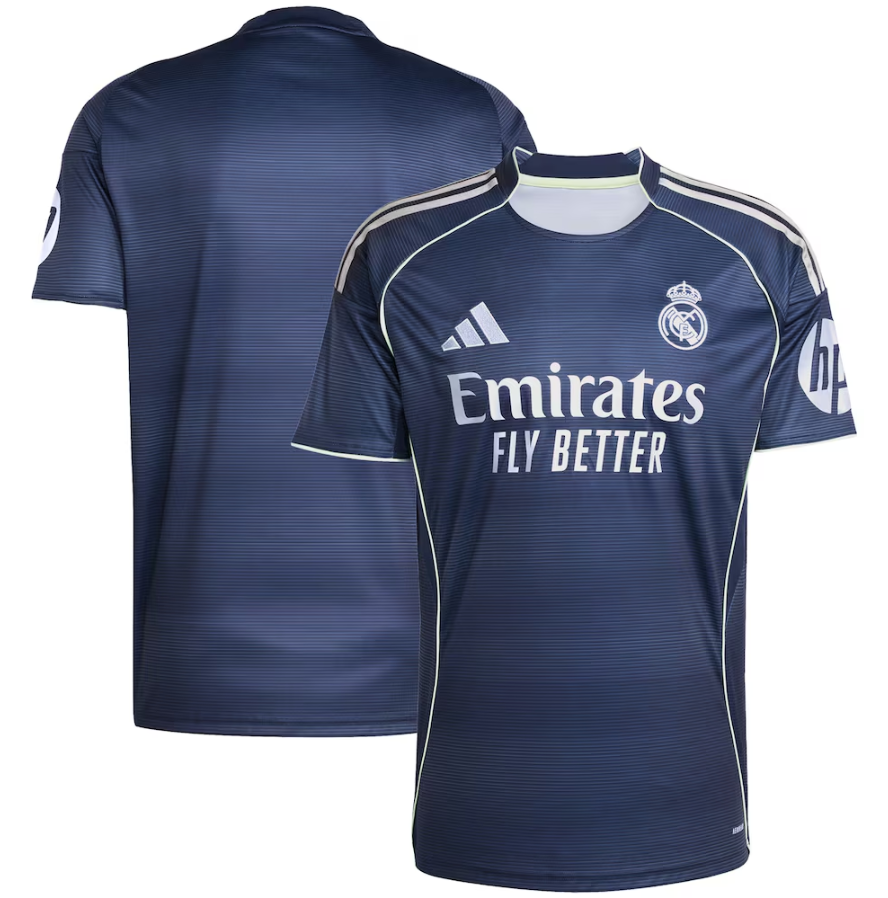 adidas Real Madrid 2025 - 26 Away Jersey - Legend Ink