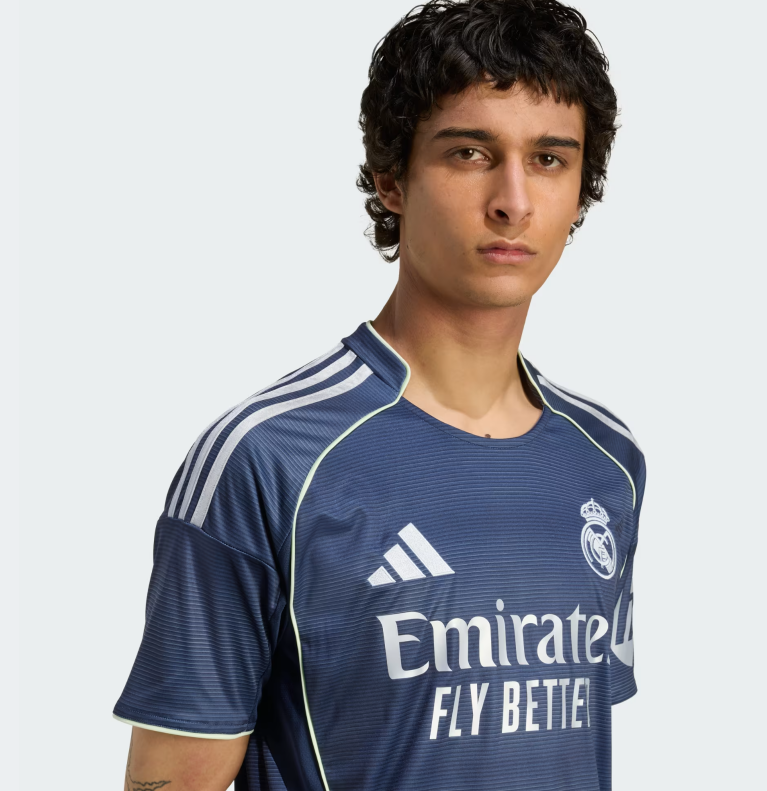 adidas Real Madrid 2025 - 26 Away Jersey - Legend Ink
