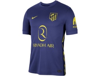 Nike Atletico Madrid 2025 - 26 Away Jersey - Binary Blue/Dark Purple Dust/Vibrant Yellow