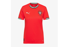 Puma Portugal 2025 Womens Home Jersey - Sport Red/Sugared Almond