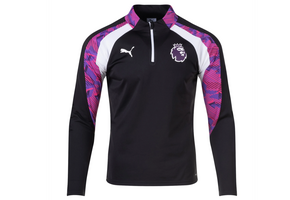 Puma Youth Premier League Brilliance Training Top - Black/White/Purple