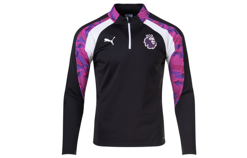 Puma Youth Premier League Brilliance Training Top - Black/White/Purple