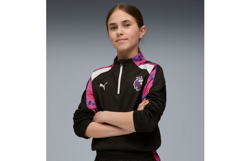 Puma Youth Premier League Brilliance Training Top - Black/White/Purple
