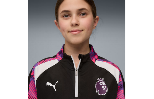 Puma Youth Premier League Brilliance Training Top - Black/White/Purple